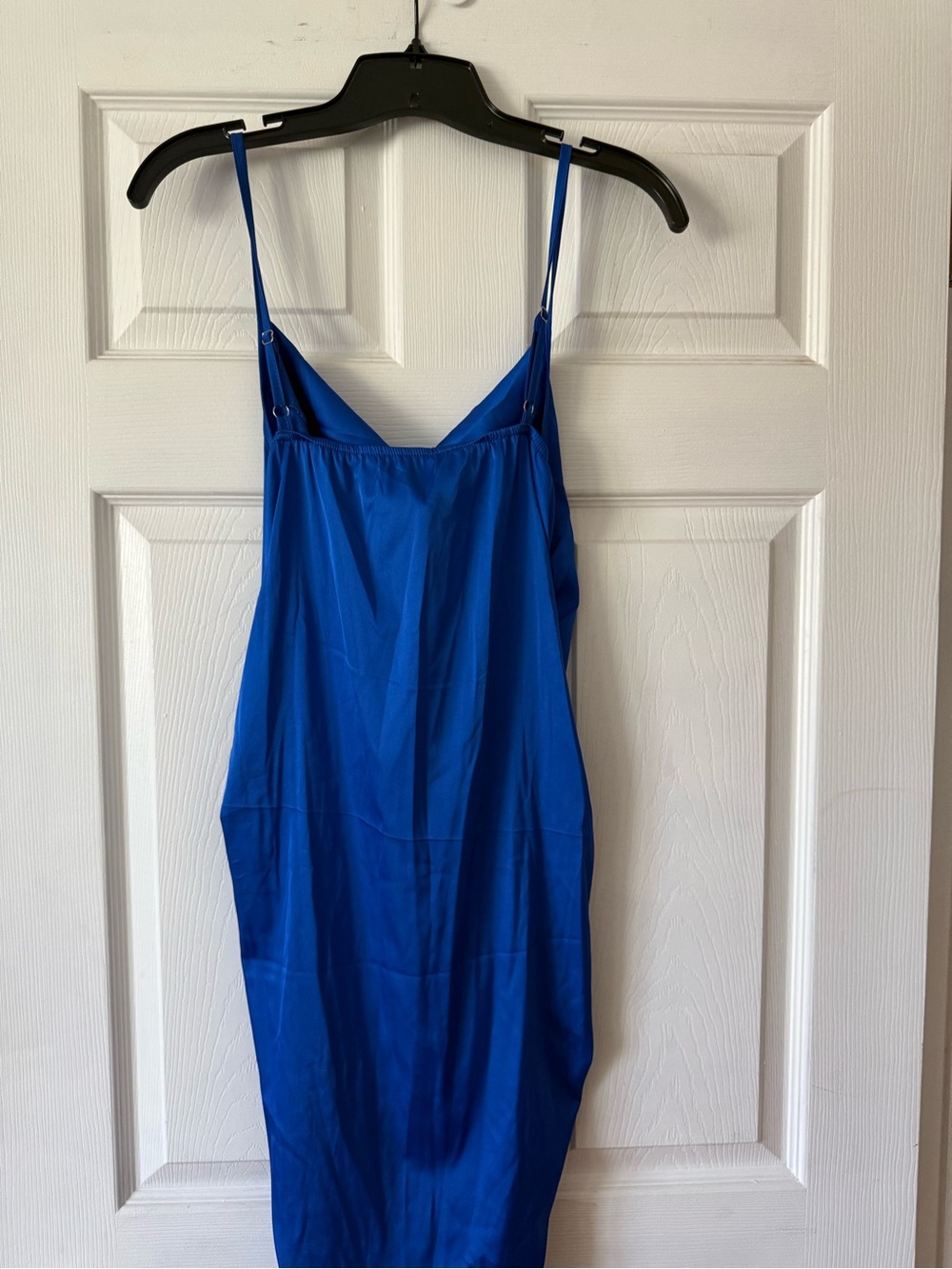 Royal Blue Satin Slip Dress